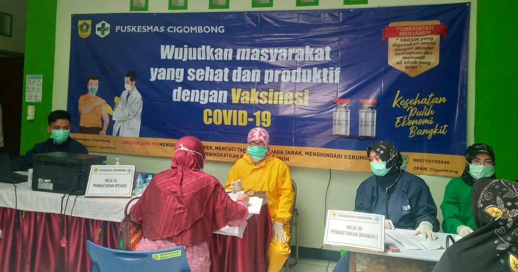 Puskesmas Cigombong gelar Vaksinasi Bagi Manula